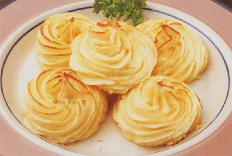 Pommes de terre en rosettes