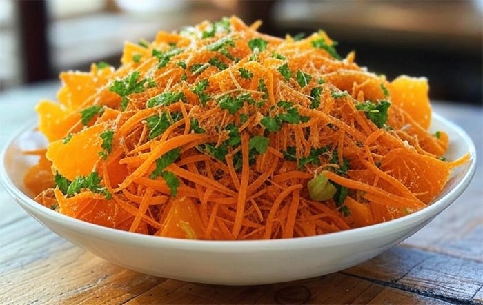 Salade marocaine aux oranges et aux carottes