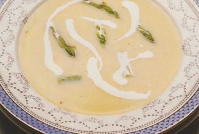 Onctueuse crème d'asperges 